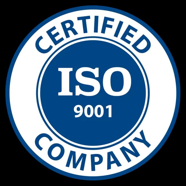 Certified ISO 9001 Company